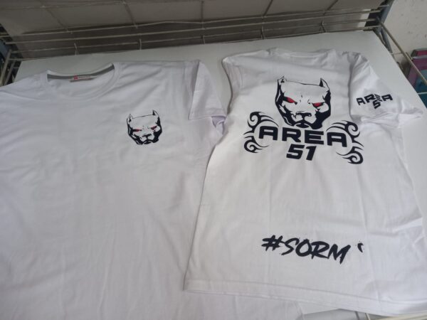 T-shirt “AREA 51” Bianco - immagine 2